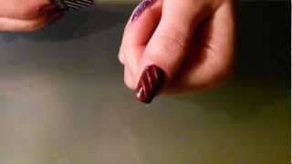 Comment utiliser le vernis magnétique   How to use magnetic nail lacquer [upl. by Anhej704]