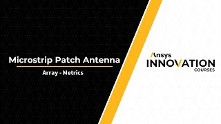 Design of Microstrip Rectangular Patch antenna using Ansys HFSS [upl. by Eulau]