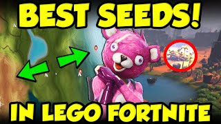 BEST LEGO FORTNITE SEEDS Lego Fortnite Seed Spotlight For Desert and Frostlands Spawn [upl. by Forras109]