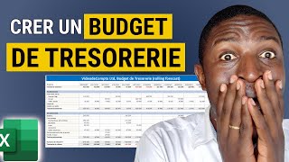 Comment réaliser un BUDGET DE TRESORERIE sur Excel [upl. by Nomahs247]