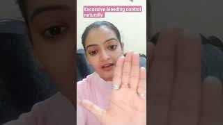 How to cure excessive bleeding during periodsmudrayoutubeshortsyogashortsperiodshealth [upl. by Llerrud]