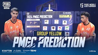 Group Yellow Prediction  2024 PUBG MOBILE GLOBAL CHAMPIONSHIP [upl. by Karrie]