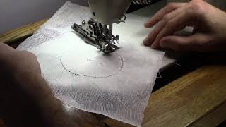 Hemstitching on Curves with the Singer Hemstitching Attachment [upl. by Ativet]