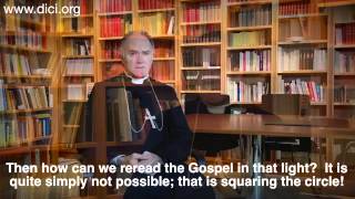 Interview with Bishop Fellay Menzingen November 2013 from Society of St Pius X on Vimeo [upl. by Rednael748]