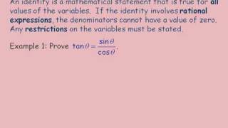 Trigonometric Identities [upl. by Paxon]