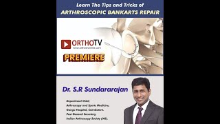 Arthroscopic Bankarts Repair  Dr S R Sundararajan [upl. by Gabie517]