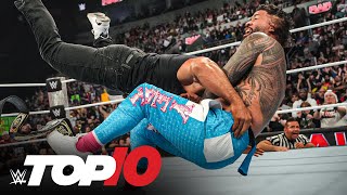 Top 10 Monday Night Raw moments WWE Top 10 Oct 7 2024 [upl. by Chaney987]