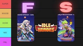 Idle Heores  Transcendence Hero TIER LIST [upl. by Anaet]