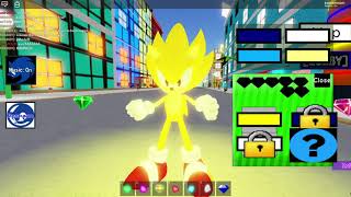 How to get all of the characters and chaos emeralds  sonic movie adventure roblox [upl. by Yehs]