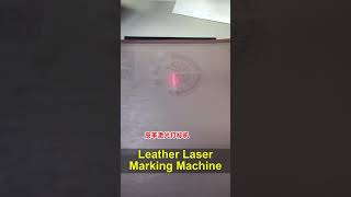 CO2 Laser Marking Machine for Leather Shoes – Precision Burning and Perforationlasermarkingmachine [upl. by Eidua351]