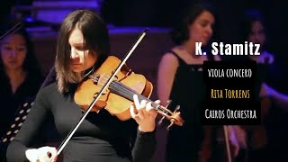 K Stamitz viola concerto  Rita Torrens [upl. by Maryn192]