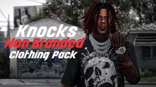 Knocks NonBranded Clothing Pack  GTA V FiveM Clothing Pack  Best Clothing Pack for GTA RP [upl. by Checani]