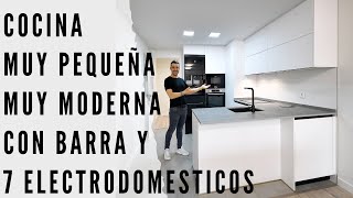 Cocinas Pequeñas y Modernas con Barra CJR [upl. by Eldredge]