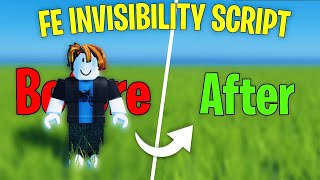 Roblox FE Invisibility Script  Become Invisible Infront Off Everyone  Direct link Pastebin [upl. by Pouncey965]