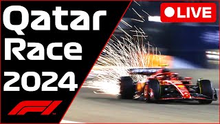 🔴F1 LIVE  Qatar GP RACE  Commentary  Live Timing [upl. by Sillihp157]