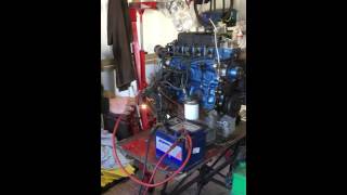 Bench Test  Classic Mini A series Engine 1275cc [upl. by Inhsor]