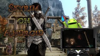 Skyrim Special Edition on Android LiquidSky Cloud Gaming [upl. by Scot]