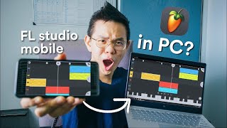 laptop mein Apple studio mobile kaise chalate hain FL studio mobile laptop PC FL studio mobile [upl. by Ahsikrats638]