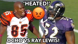 When Chad Ochocinco TRIED FIGHTING Ray Lewis After BIG HIT 🤬 WARNING ⚠️ [upl. by Suellen770]