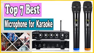 ✅ Top 7 Best Microphones for Karaoke  Including the NEW iPhone 14 [upl. by Egor90]