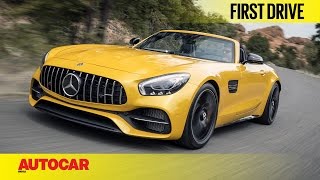 MercedesAMG GT C Roadster  First Drive  Autocar India [upl. by Westmoreland]