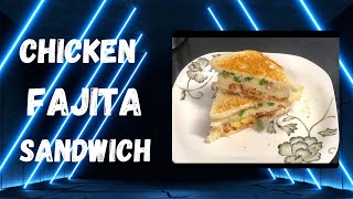 Chicken Fajita Sandwich 🥪Recipe by Aleena cooking 🧑‍🍳 special recipe [upl. by Atener514]