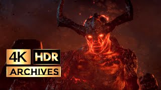 Thor Ragnarok  Opening Scene  Conversation with Surtur while hanging from chain  HDR  4K  51 [upl. by Anitsyrk]