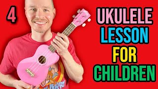 Ukulele Lesson For Children  Part 4  Chord Progressions  Absolute Beginner Series [upl. by Mic]