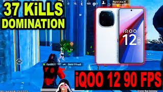 37 KILL DOMINATION  IQOO 12 5G BGMI TEST 2024  BGMI GAMEPLAY  IQOO 12 PRO  IQOO 13 [upl. by Poland]