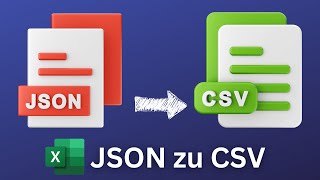 Excel JSON to CSV konvertieren  Excel JSON importieren zu Tabelle [upl. by Akihsar460]