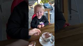 When your toddler is a distinguished gentleman ☕️🥺 🎥 TT gunnertheketokid [upl. by Arinay189]