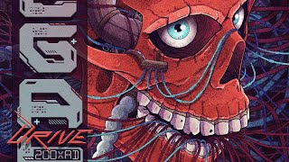 Mega Drive  200XAD Full Album Dark Synthwave  Cyberpunk [upl. by Anide]