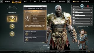 God Of War 2018 Valkyrie Armor FULL SET [upl. by Ananna187]