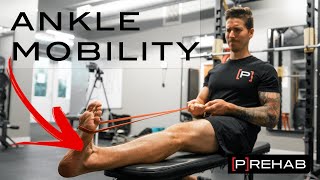 Ankle Mobility Exercises To Improve Ankle Dorsiflexion [upl. by Hume]