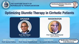 Optimizing Diuretic Therapy in Cirrhotic PatientsProf Hani Wadei [upl. by Legra]