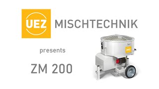 UEZ ZM 200  Der ProfiZwangsmischer [upl. by Aihtniroc81]