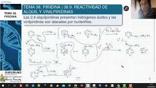 TEMA 38 PIRIDINA  389 ALQUIL Y VINIL PIRIDINAS [upl. by Aneetsirk]