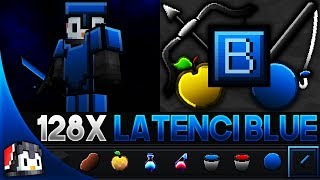 Latenci Blue 128x MCPE PvP Texture Pack FPS Friendly by iSparkton [upl. by Meldoh]