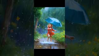 Rain On The Green Grass English Rhymes For Nursery Kids rhymes trendingshortsfeed [upl. by Idnew]