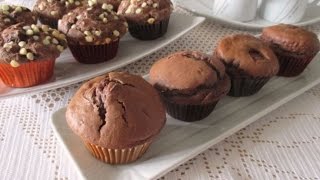 Muffin Giapponesi al cioccolato  Ricetta Facile [upl. by Jacinthe623]