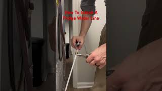 How To Install A Fridge Water Line maintenance diy [upl. by Drofiar]