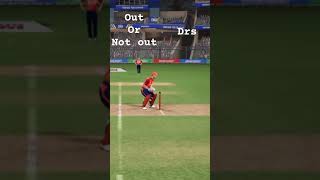 Out or not out drs dreamcricket cricket viralvideo gaming shorts trending drs [upl. by Bever]