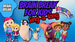 Brain Break Song For Kids  Animals of the World Unite🍌  The Playground Warriors [upl. by Aroda]