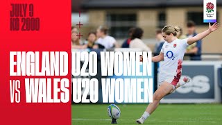 LIVE  England U20 Women v Wales U20 Women  Six Nations Summer Series  Italy [upl. by Gianna121]