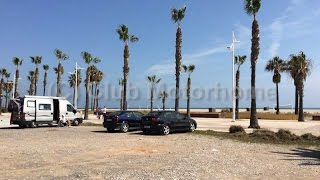 Club Motorhome Aire Videos  Borriana wildcamping Valencia Spain [upl. by Neras]