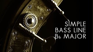 Bb Major Jazz Bassline for Double Bass [upl. by Remmus]