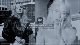 aesthetic editing style tutorial  AFTER EFFECTS [upl. by Attelliw965]