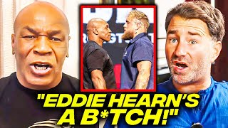 quotFCK YOUquot Mike Tyson RESPONDS To Eddie Hearn Criticism Of Jake Paul Fight [upl. by Gabriello]