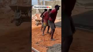 Talented African Local Workers show off their dancing skills subscribe [upl. by Airogerg]