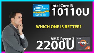 INTEL Core i3 10110U vs AMD Ryzen 3 2200U Technical Comparison [upl. by Oulman]